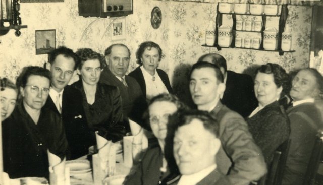 Groepsfoto bij Van Acker